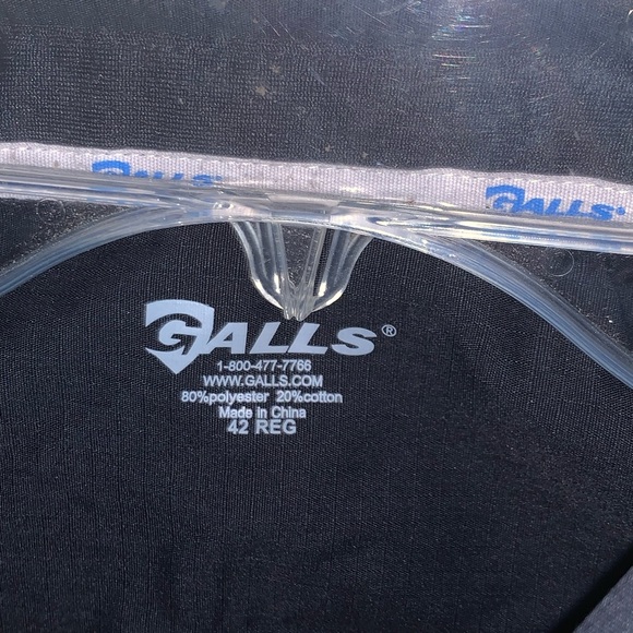 Galls NWT black G-flex class B convertible sleeve shirt size 42 Reg - Picture 5 of 5